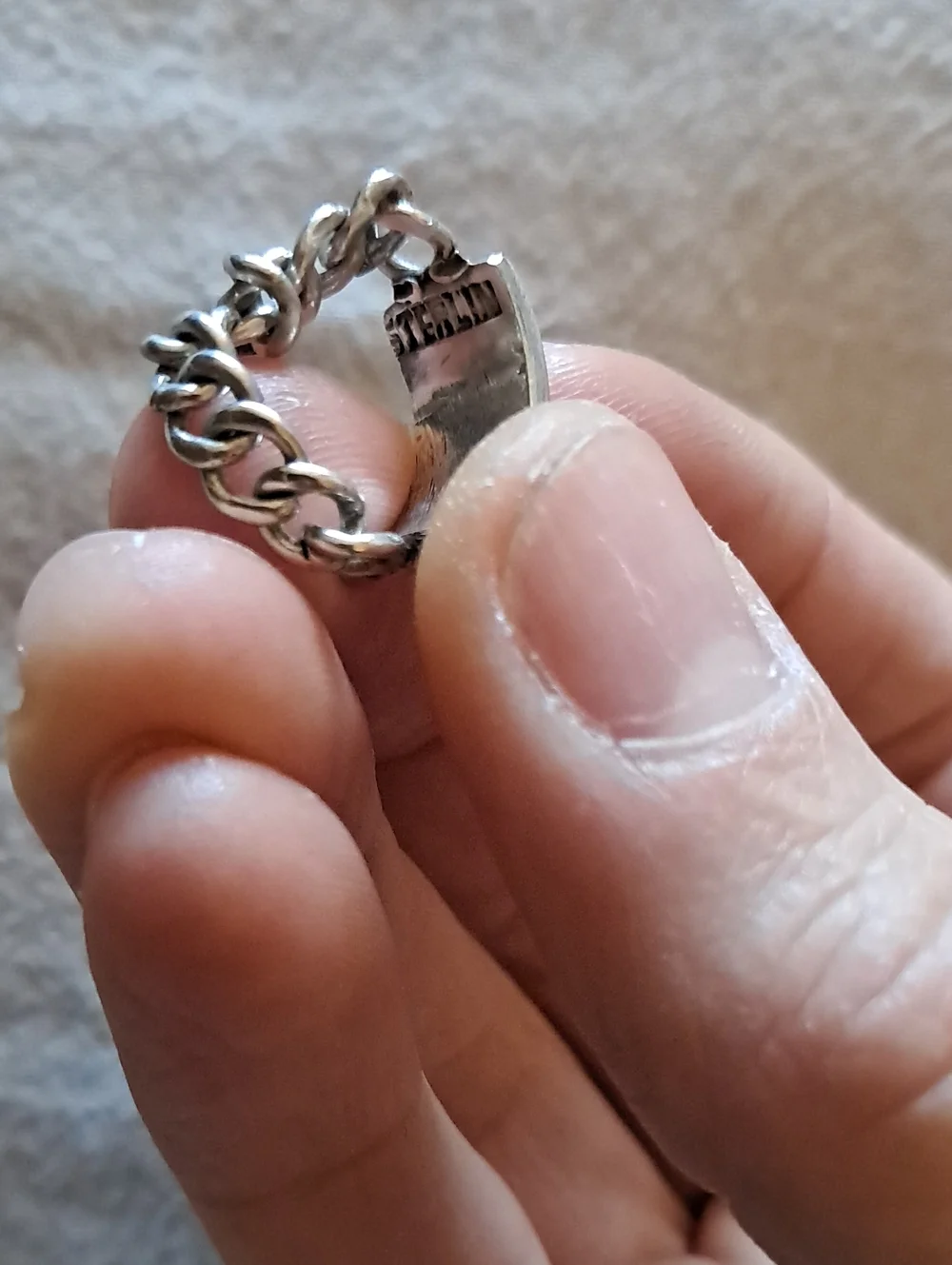 Sterling Chain Ring